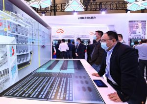 19 نوفمبر 2020، ووهان ، هوبي ، موقع مؤتمر الإنترنت الصناعي الصيني زائد 5G لعام 2020.